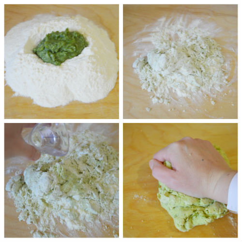 Fresh homemade pasta: the asparagus gnocchi recipe