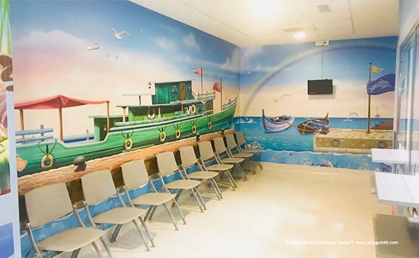 Ressonância magnética entre navios, peixes e estrelas no hospital pediátrico de Bari