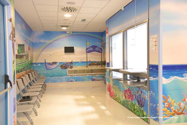 Magnetic resonance imaging between ships, fish and stars at the pediatric hospital in Bari