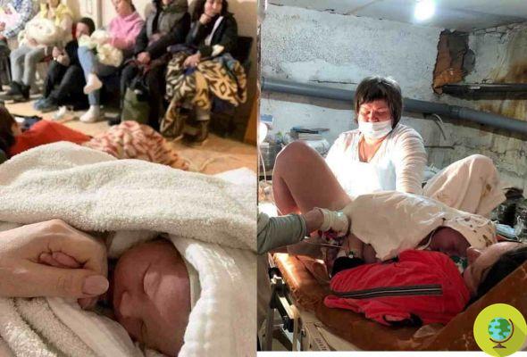 A imagem de Mia, a menina nascida em um bunker em Kiev no meio de uma explosão é um hino à vida