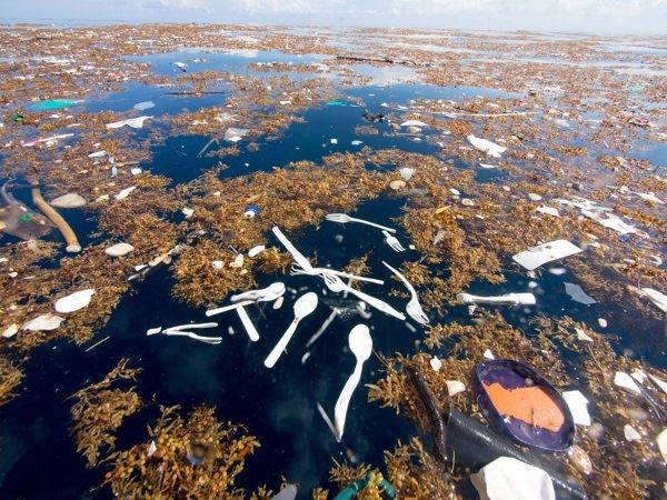 A ilha de plástico que assombra o Caribe: imagens chocantes