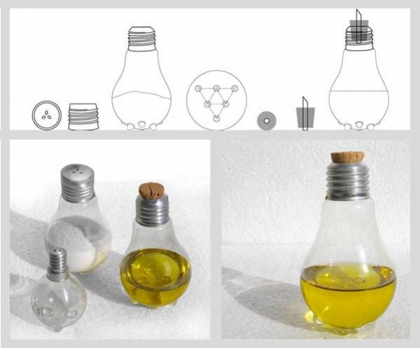 Reciclaje creativo de bombillas incandescentes
