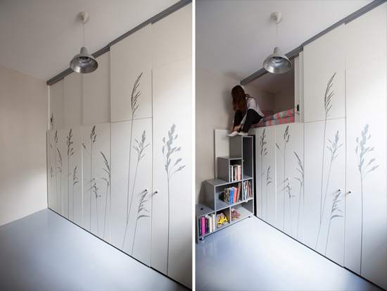 Tiny House: in Paris the functional micro-apartment of only 8 square meters