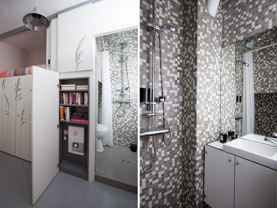 Tiny House: in Paris the functional micro-apartment of only 8 square meters