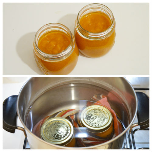 Homemade apricot jam without added sugar