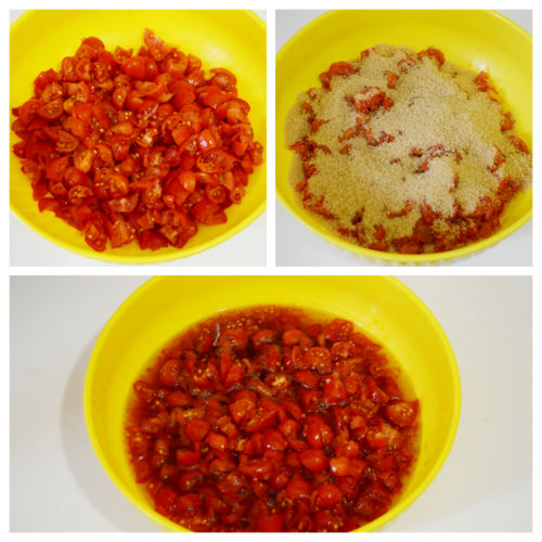 Confiture de tomates Datterini sans sucre raffiné