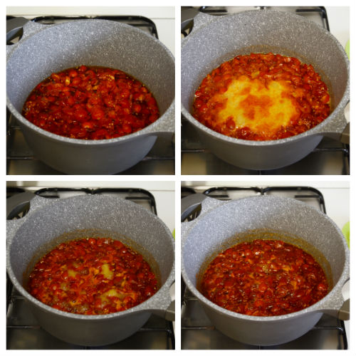 Mermelada de tomate Datterini sin azúcar refinada