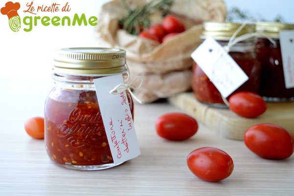 Datterini tomato jam without refined sugar