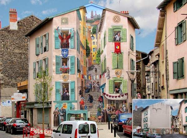 A-Fresco: quando a arte de rua se torna 3D graças ao trompe l'oeil