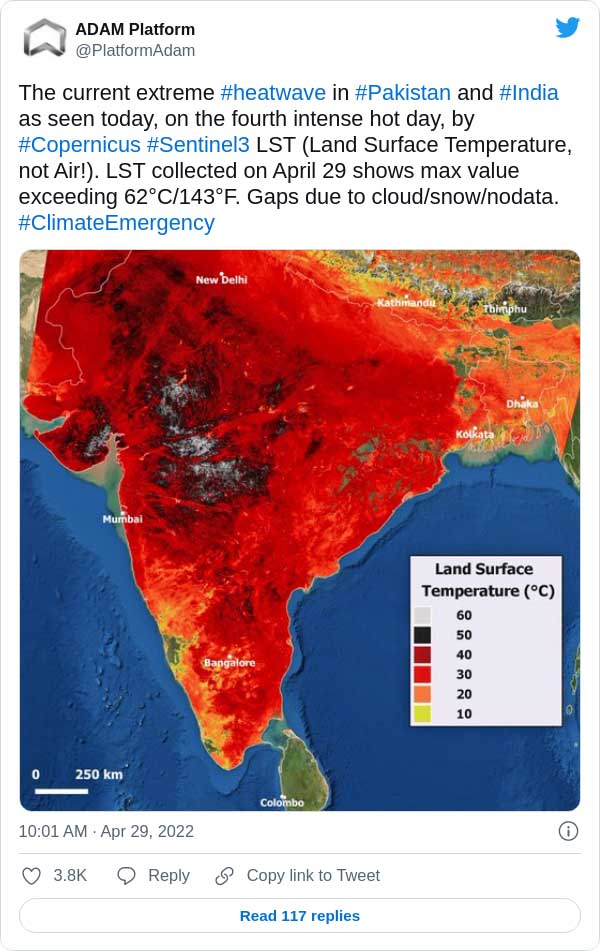 En India hace un calor infernal como nunca antes