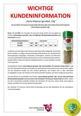 Lidl recolhe manjerona por risco de contaminação por salmonela na Alemanha