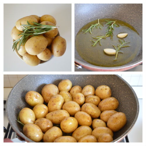 Patatas nuevas: la receta en una sartén para que queden crujientes y doradas