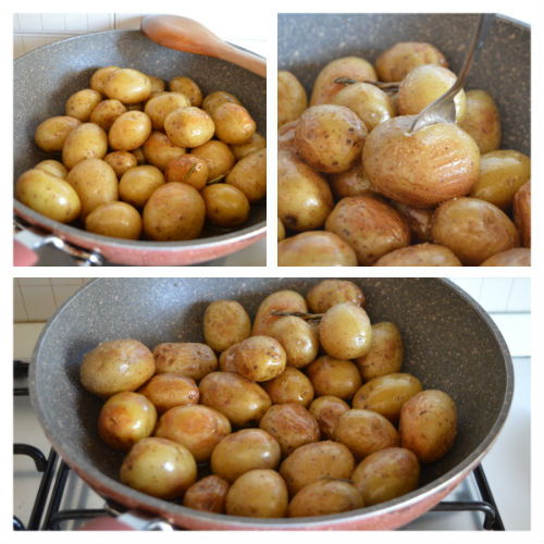Patatas nuevas: la receta en una sartén para que queden crujientes y doradas