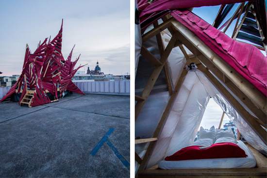 Trash Hotel: the temporary hotels made with garbage (PHOTO)