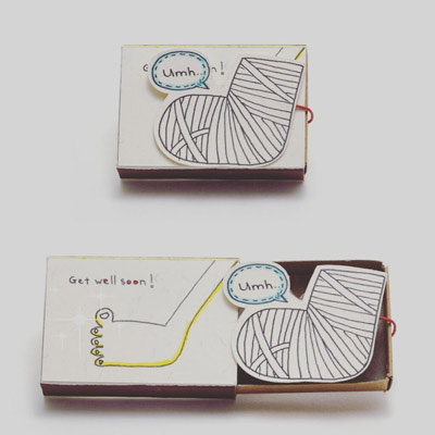 Cartões DIY: Como fazer caixas de fósforos surpresa