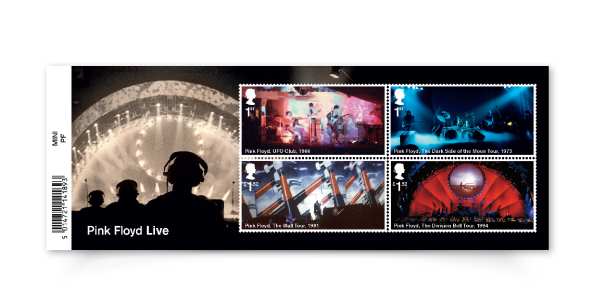Pink Floyd, seus melhores álbuns viram selos (FOTO)