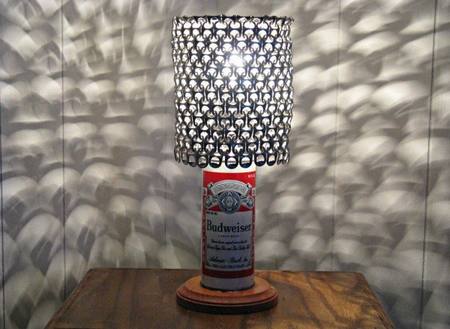 10 lamps from aluminum cans