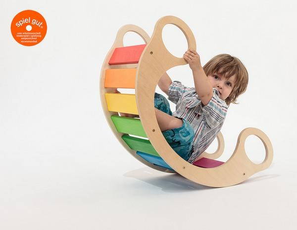 Rainbow Rocker: como construir um balanço de madeira para crianças (FOTO e VÍDEO)