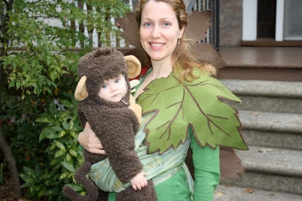 10 Carnival costumes with the baby in a headband (or in a pouch)