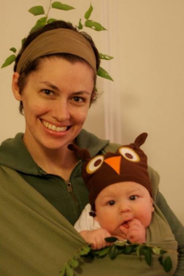 10 Carnival costumes with the baby in a headband (or in a pouch)