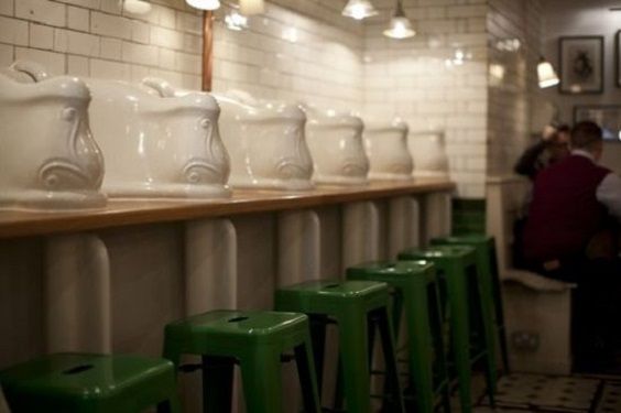 In London, a Victorian ex-toilet cafe