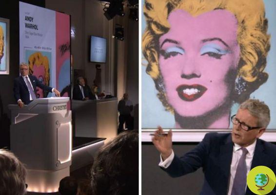 Leilão recorde da icônica Marilyn Monroe de Warhol! Os lucros surpreendentes irão para a caridade 