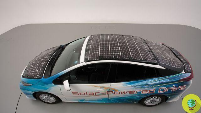 In the US, you buy an electric (or hybrid) car and install solar panels on the roof for free