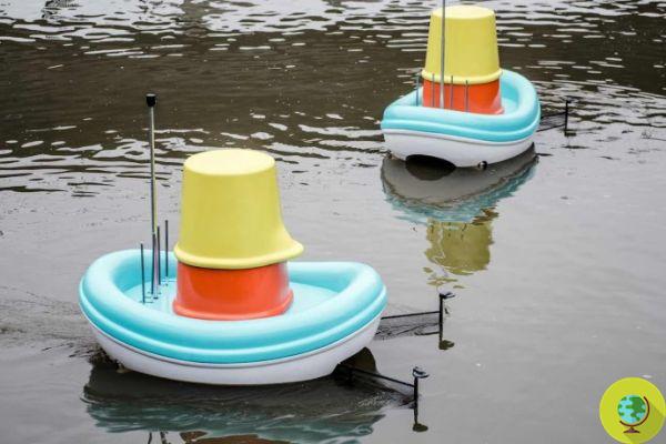 Des bateaux télécommandés IKEA pour nettoyer les rivières du plastique et des débris
