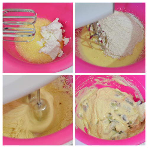 Pastel salado con alcachofas y jengibre