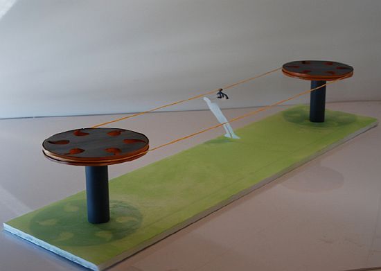 Kinetic energy playground: how to produce energy while having fun
