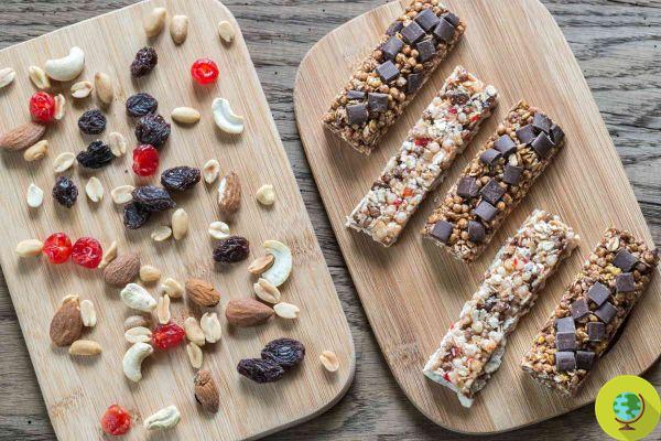 Energy bars with cereals, 10 recipes to make them at home with genuine ingredients