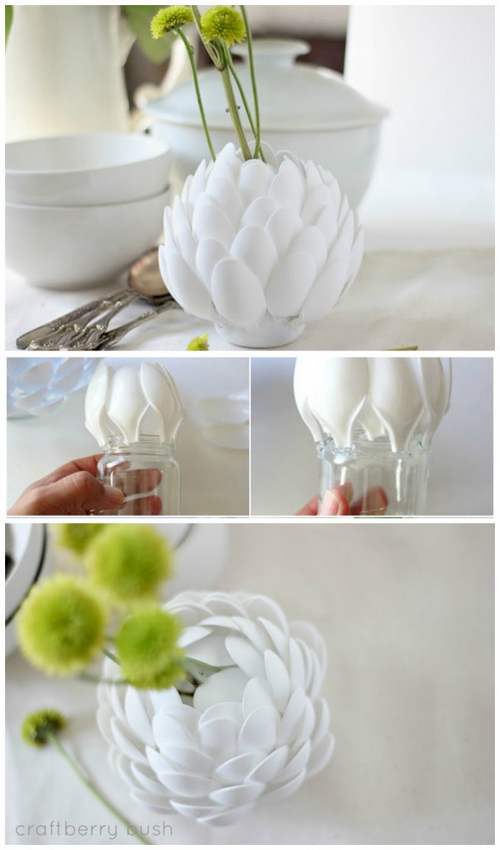 Creative recycling: 10 ideas for reusing plastic spoons and spoons