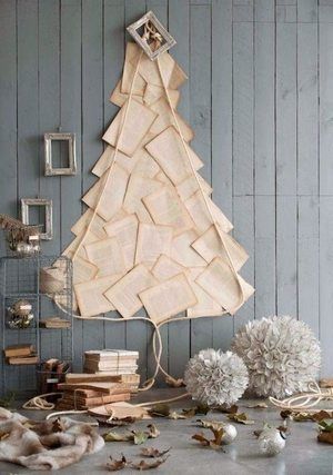 10 árboles de navidad hechos con libros