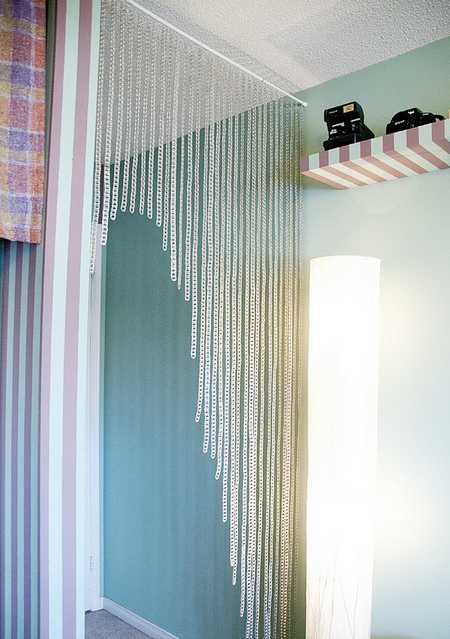 Creative recycling: 10 interior curtains from 