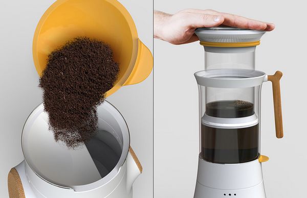 A cafeteira que reaproveita a borra de café para cultivar cogumelos em casa (FOTO)