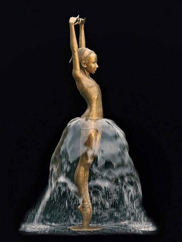 As esculturas maravilhosas que ganham vida graças à água (FOTO E VÍDEO)