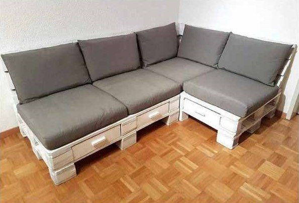 How to make a sofa from pallets (20 ideas)