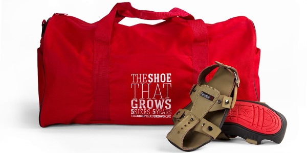 Shoes that grow: no more barefoot children in poor countries