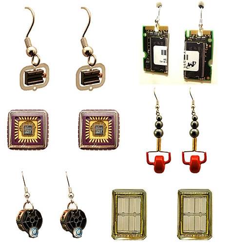 Geek jewelry: the art of creative recycling against e-waste