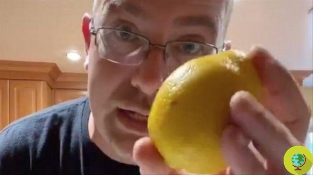 Este hombre soluciona sus ataques de pánico... con un limón