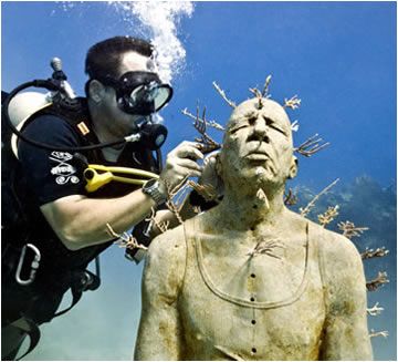 A escultura subaquática de Jason De Caires Taylor