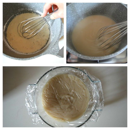 Almond milk cream: the step by step recipe