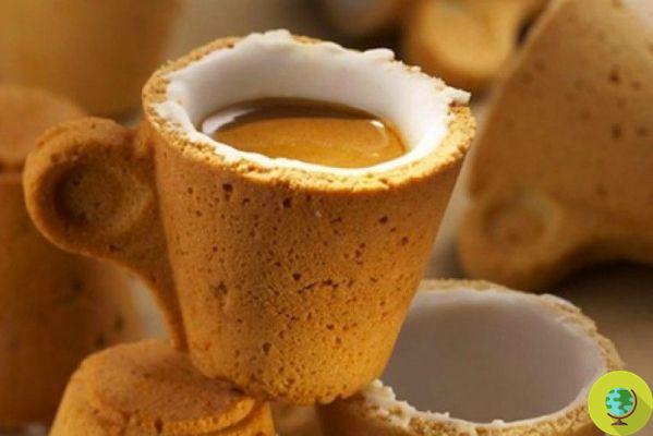 Cookie Cup: os copos comestíveis da Lavazza