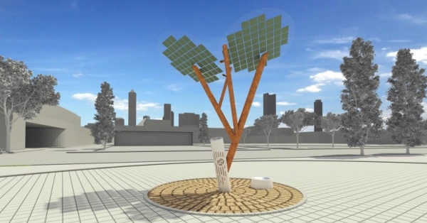 eTree: el árbol fotovoltaico que produce energía y suministra agua potable