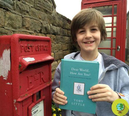 Toby Little, el niño de 5 años que envía cartas por todo el planeta por un mundo mejor (FOTO)