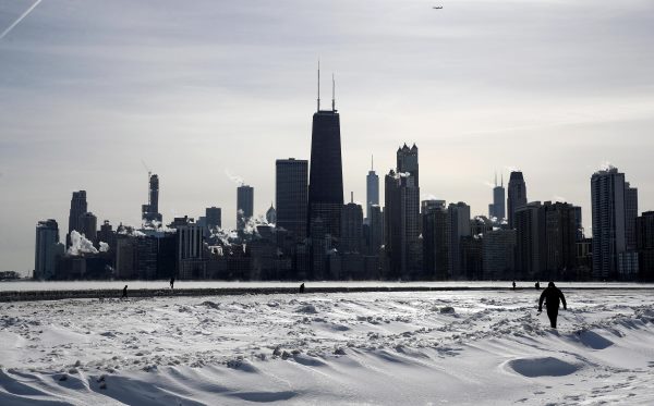 ¡El lago Michigan congelado, es un espectáculo! Las evocadoras imágenes de Chicago