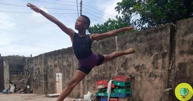 Bailarina nigeriana que dançou na lama recebeu bolsa do American Ballet Theatre em Nova York