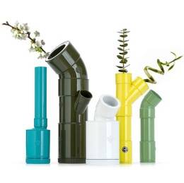 Transforming PVC pipes into flowerpots