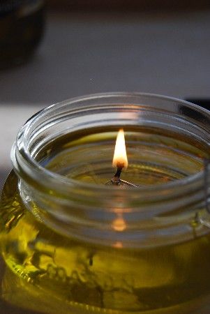 10 bougies à l'huile DIY