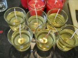 10 DIY oil candles